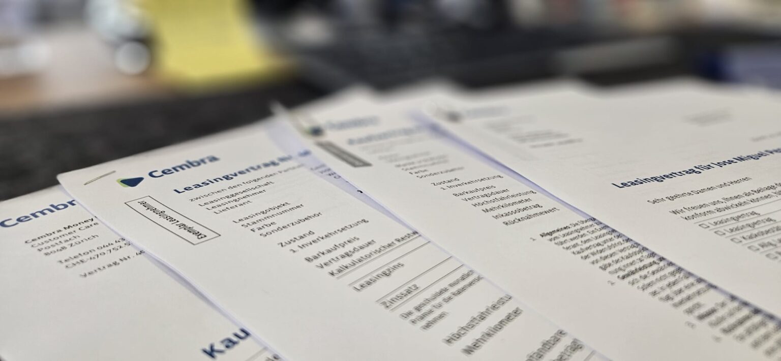 Leasing / Finanzierung - Westgarage Lanker AG 1